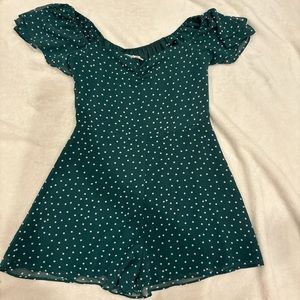 Kimchi Blue romper polka dot medium